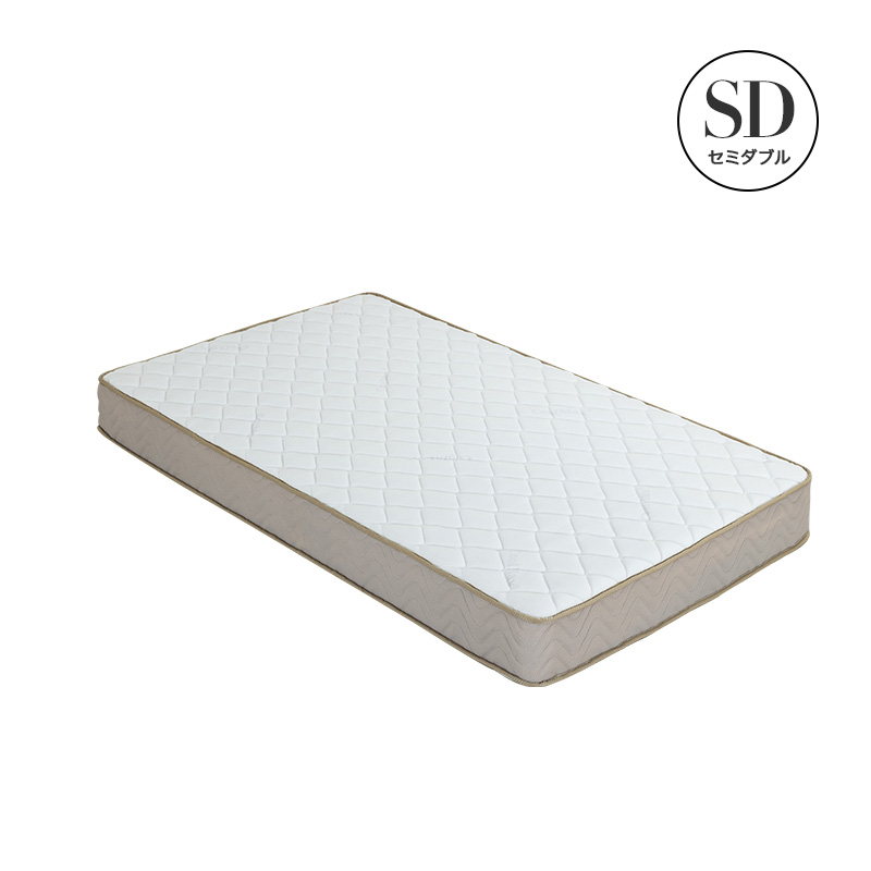 ポケットコイルマットレス セミダブル 両面仕様 クールマックス 遠赤外線保温機能 選べる硬さ ハード レギュラー 高密度 厚み21cm 布団 圧縮梱包 3Dメッシュ |  | 01