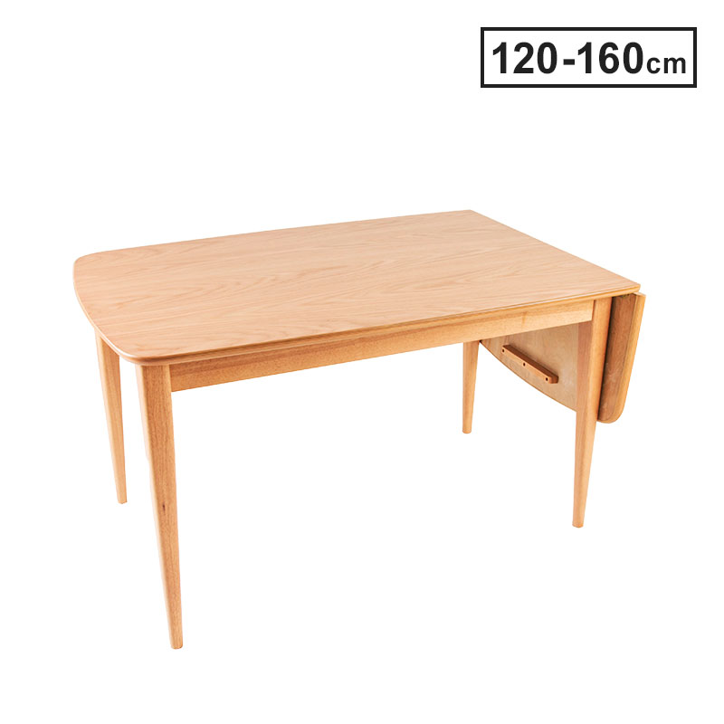 伸長式ダイニングテーブル単品 幅120-160cm