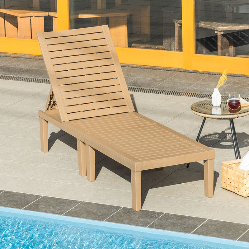 サマーベッド ビーチベッド 屋外 ガーデンチェア ガーデンベッド チェア リクライニング デッキチェア プール ガーデン 肘なし 5段階調節 ガーデンファニチャー |  | 01