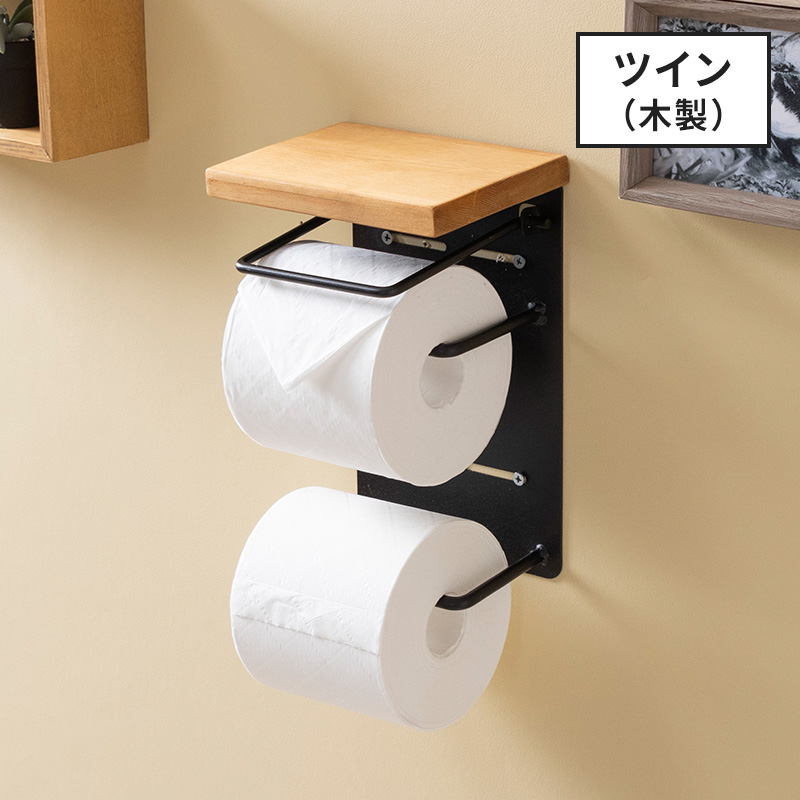 2連!!トイレットペーパーホルダー☆アンティーク調☆トイレ用品☆お家おしゃれ MINT トイレットペーパーホルダー トイレカバー カバー おしゃれ 2連