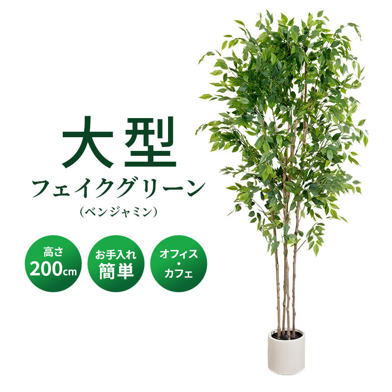 MINT ベンジャミン フェイクグリーン 光触媒フェイクグリーン 観葉植物