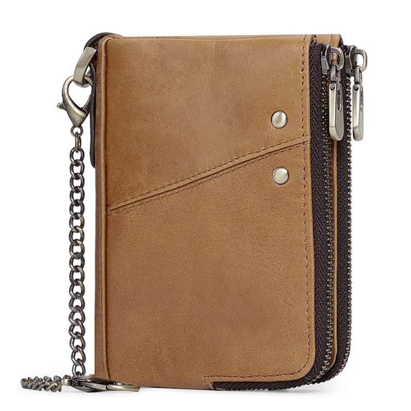 本革財布 メンズ レディース 二つ折り財布 RFID スキミング防止 レザー