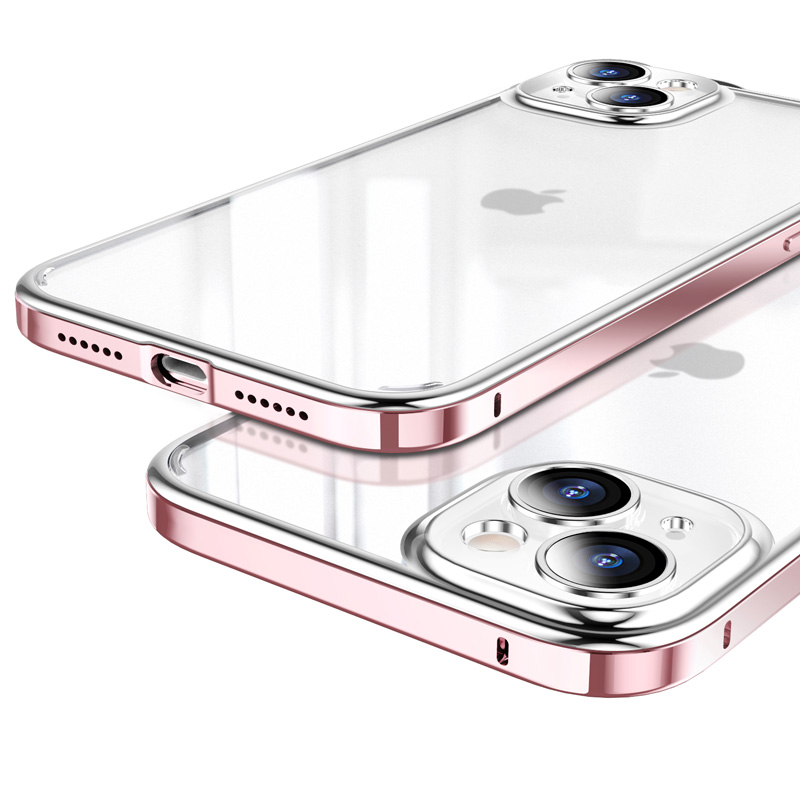 iPhone14 iPhone14Plus iPhone14Pro iPhone14ProMax ケース高品質アルミバンパーフレーム 背面半透明プレート カメラレンズ保護 カバーアイフォン14｜fi-store｜02