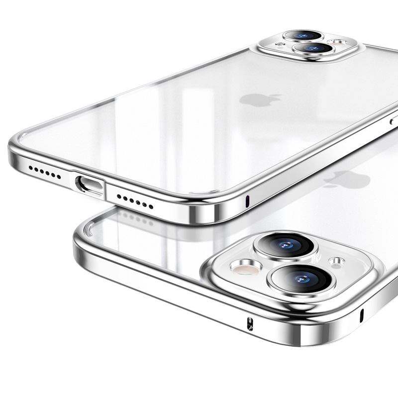 iPhone14 iPhone14Plus iPhone14Pro iPhone14ProMax ケース高品質アルミバンパーフレーム 背面半透明プレート カメラレンズ保護 カバーアイフォン14｜fi-store｜05
