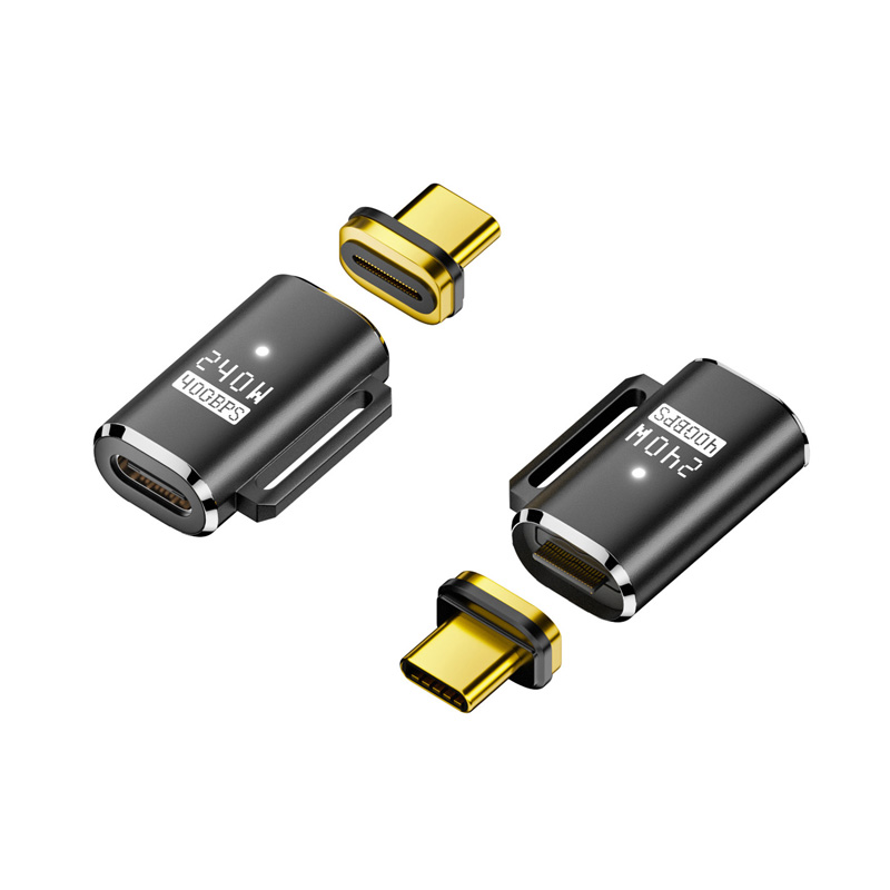 USB-C to マグネット アダプター 240W OTG対応 40Gbps データ転送 8K USB-C to マグネット アダプター 240W OTG対応 40Gbps データ転送 8K