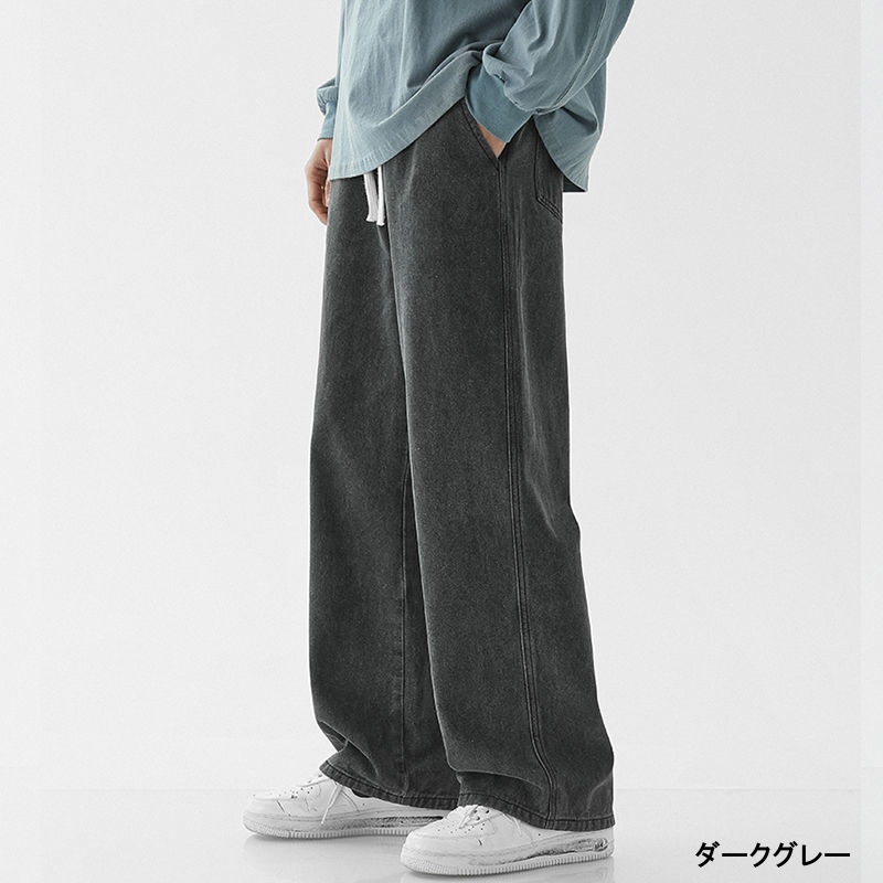 メンズ 長ズボン カジュアル ワイドレッグパンツ H00234 10001596_7.jpg