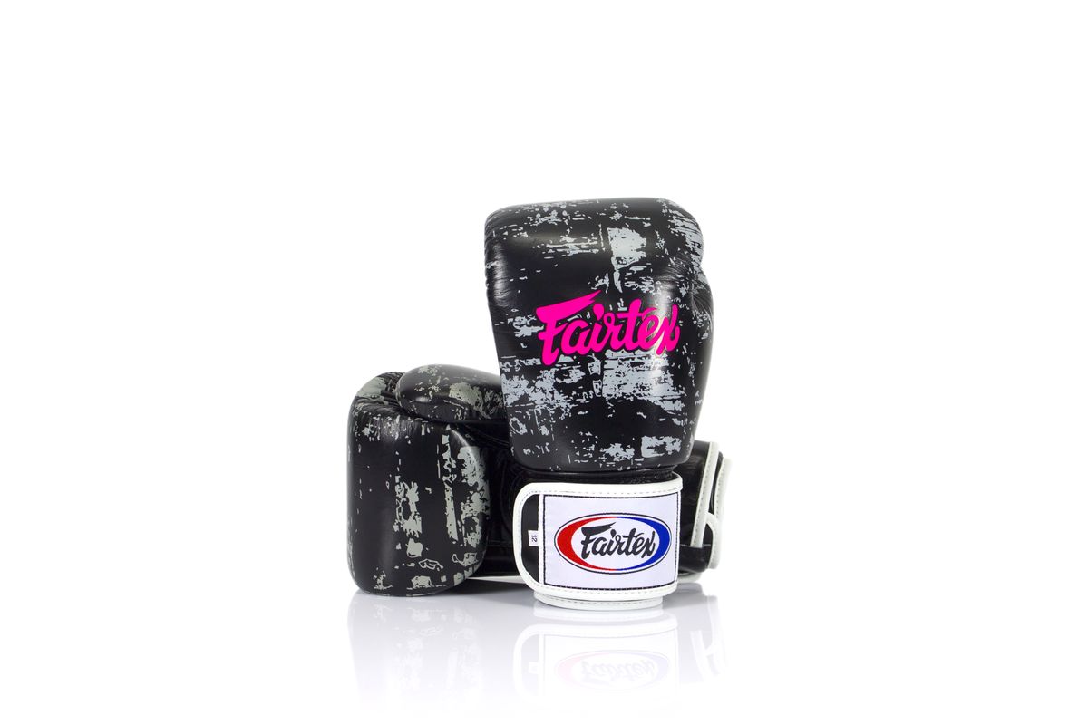 Fairtex 16oz ボクシンググローブ ブラック ONE Championship 公式 ボクシンググローブ 本革 ワン フェア