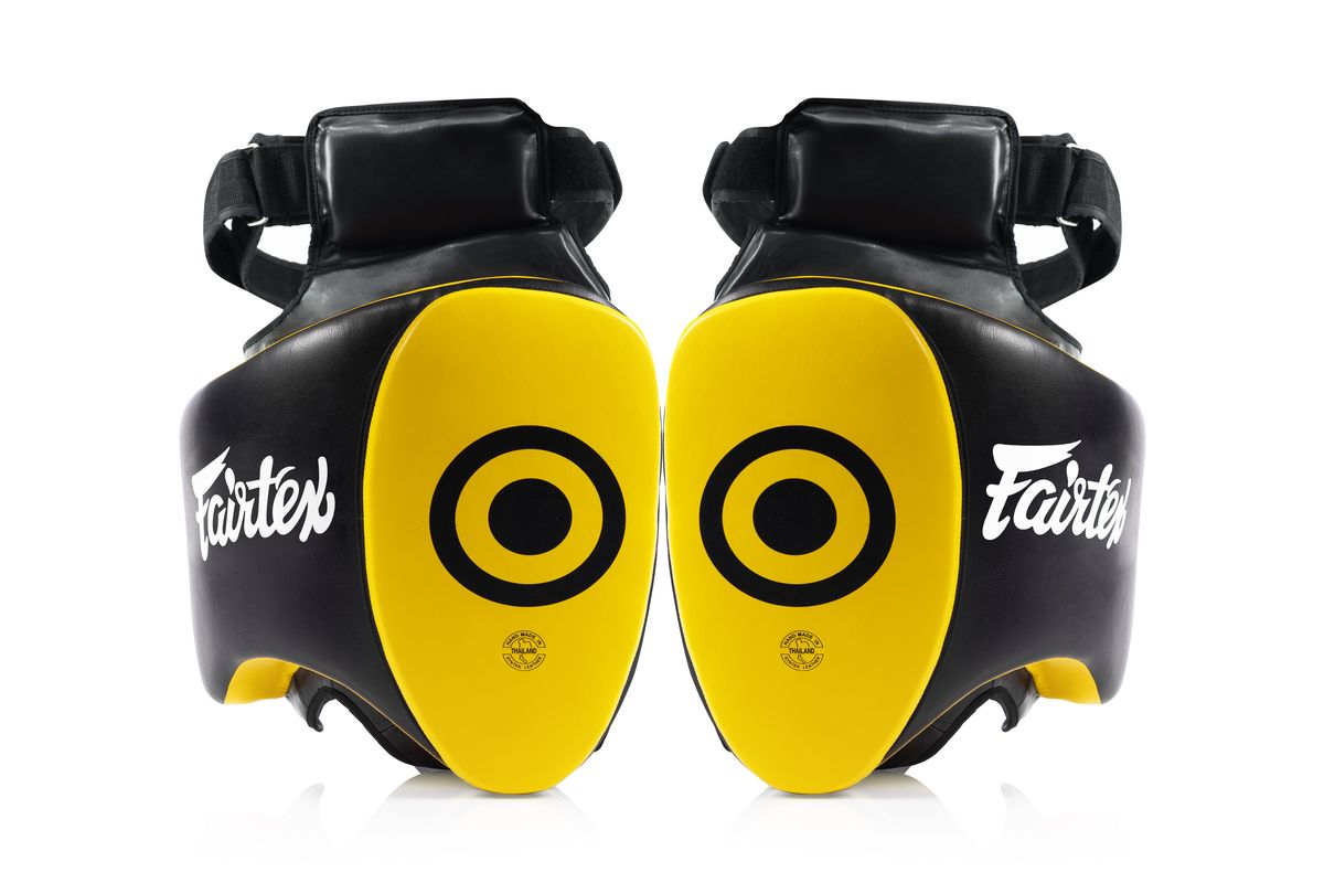 Fairtex キックミット KPLC6 イエロー Fairtex キックミット KPLC6 イエロー Fairtex キックミット（本革