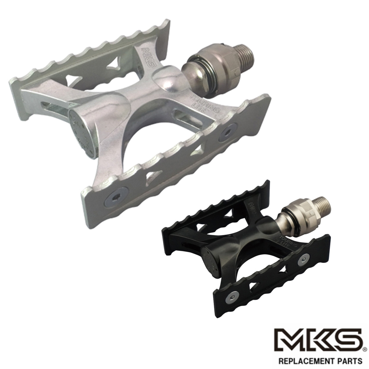 ツーリング ライト イージー スーペリア フラットペダル ブラック MKS ( 三ヶ島製作所 ) フラットペダル TOURING-LITE ONESIDE EZY