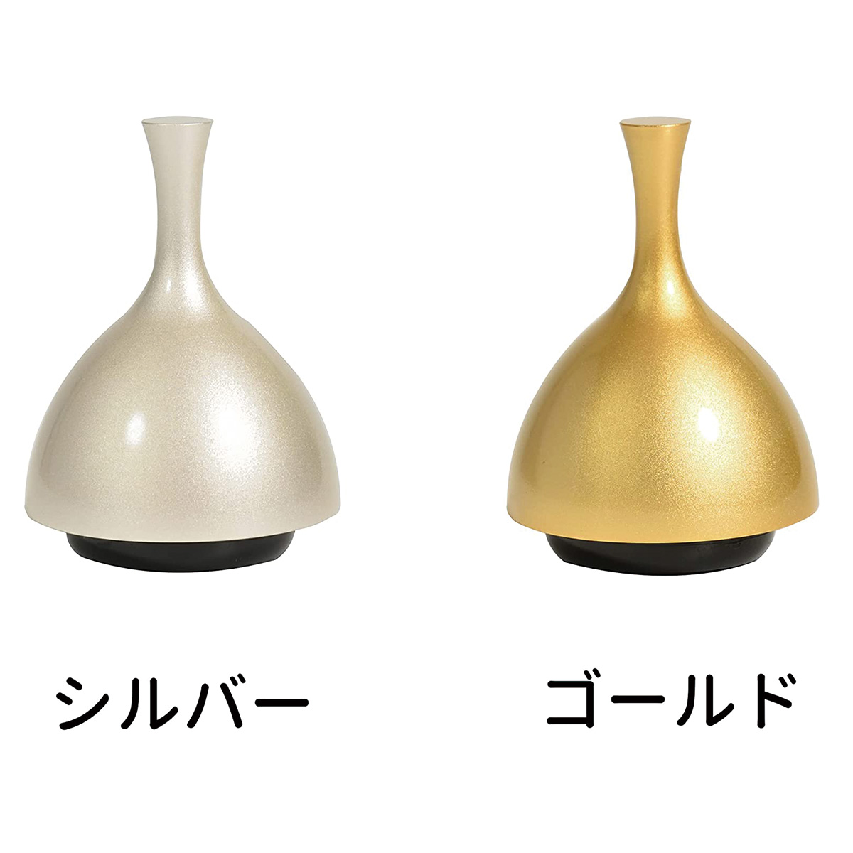 おりん 仏具 ECHO ゴールド シルバー モダンデザイン ミニサイズ 日本製 瞑想用 インテリアベル 手元供養 仏壇用 サンメニー 富山県伝統鋳物製法 140g りんの画像