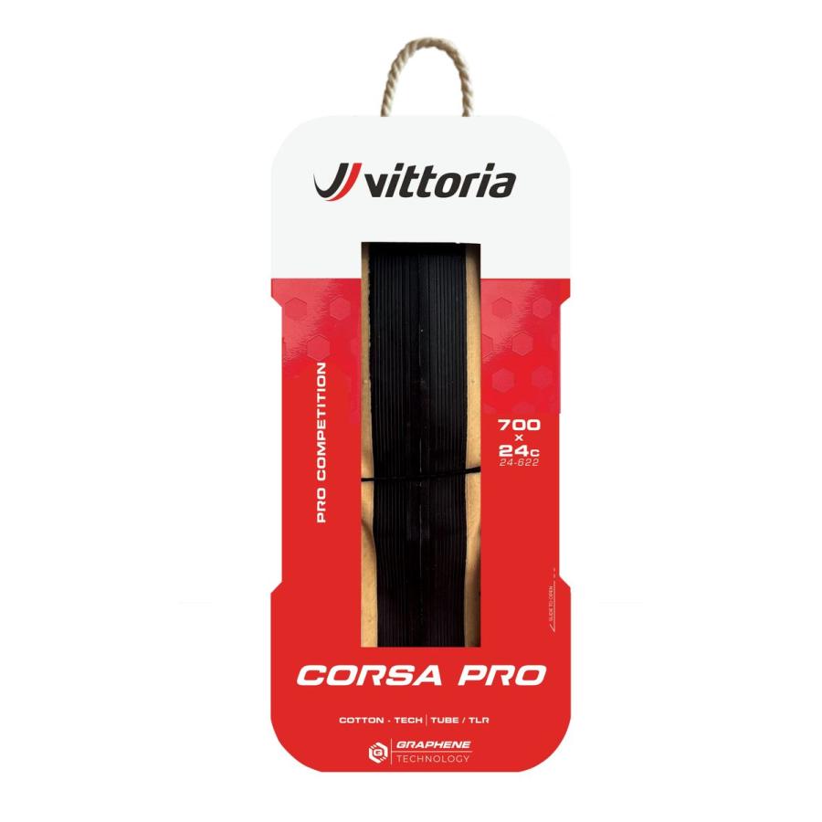 vittoria Corsa Pro G2.0 700×24c(24-622) TLR チューブレスレディ ブラック/パラ フックレス非対応 11A.00.387｜fichu｜11