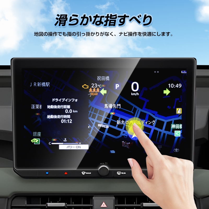 ▽新型 RAV4 60系 AXAN64 カーナビ 液晶保護フィルム メーター保護