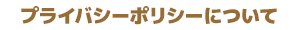プライバシーポリシーについて