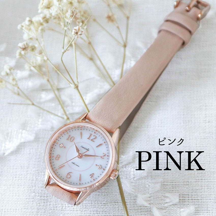 腕時計 レディース ソーラー テヤン 革ベルト シンプル ソーラーウォッチ 見やすい おしゃれ 可愛い きれい 仕事用 通勤 通学 小さめ トレンド フィールドワーク | field work | 02