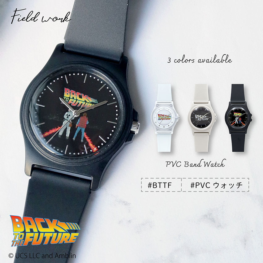 バック・トゥ・ザ・フューチャー デジタルウォッチ未使用 field work（フィールドワーク） バックトゥザフューチャー BTF Back