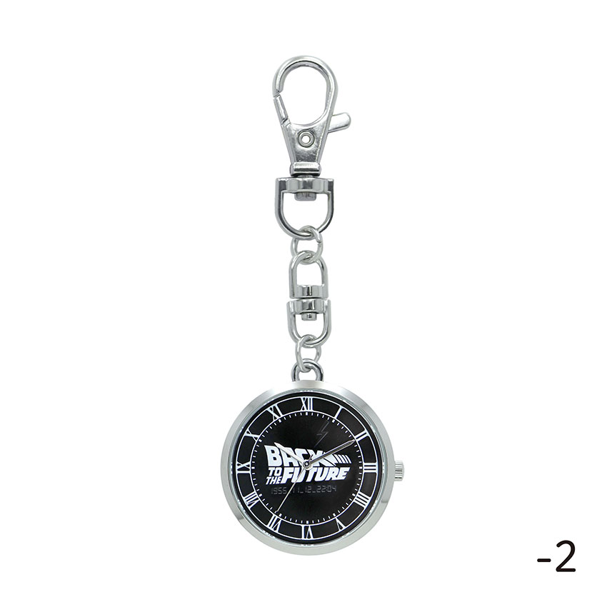 バックトゥザフューチャー BTF Back to the future 時計 レディース 男女兼用 映画 キーチェーン フック 安い ビジネス 仕事 学校 フィールドワーク 一年保証 | field work | 02
