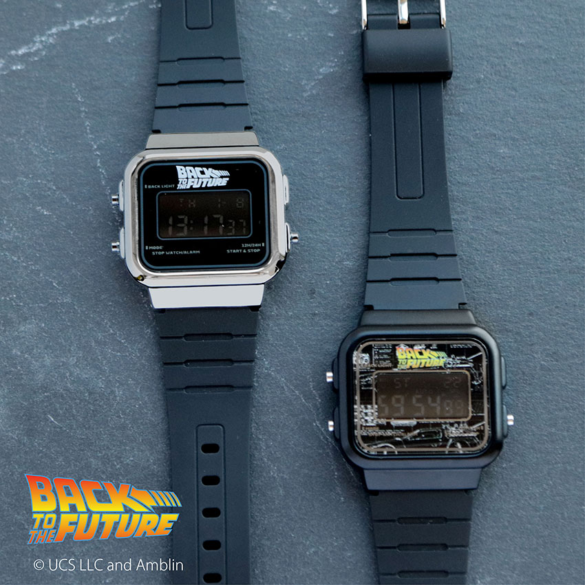 バックトゥザフューチャー BTF Back to the future 時計 レディース メンズ 男女兼用 映画 デジタル 安い ビジネス 仕事 学校 フィールドワーク 一年保証 関連画像1