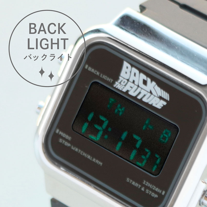 バックトゥザフューチャー BTF Back to the future 時計 レディース メンズ 男女兼用 映画 デジタル 安い ビジネス 仕事 学校 フィールドワーク 一年保証 関連画像3