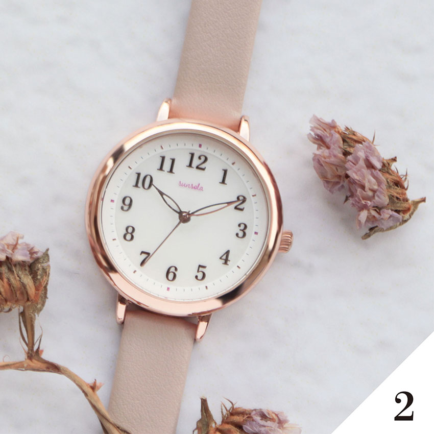 腕時計 レディース ソーラー エドア 革ベルト シンプル ソーラーウォッチ 見やすい おしゃれ 可愛い きれい 仕事用 通勤 通学 小さめ トレンド フィールドワーク | field work | 02