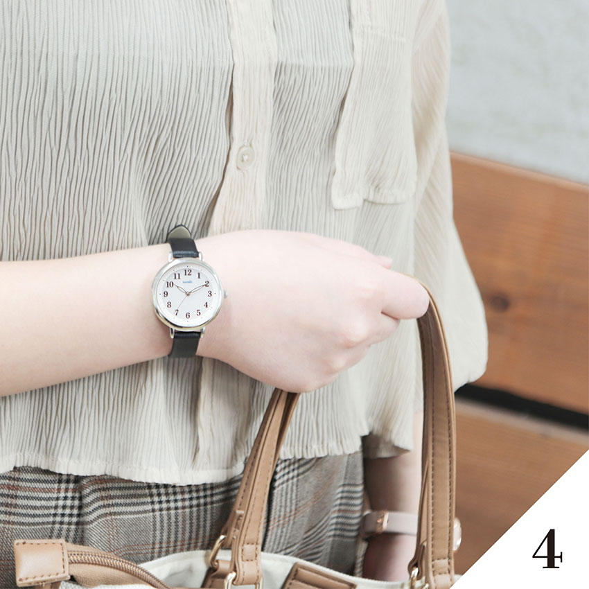 腕時計 レディース ソーラー エドア 革ベルト シンプル ソーラーウォッチ 見やすい おしゃれ 可愛い きれい 仕事用 通勤 通学 小さめ トレンド フィールドワーク | field work | 11