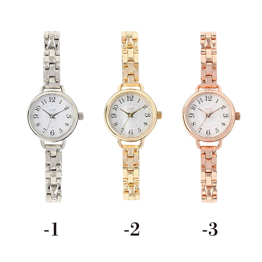 腕時計 レディース ソーラー ワトー メタルベルト シンプル ソーラーウォッチ 見やすい おしゃれ 可愛い 仕事用 通勤 通学 小さめ トレンド フィールドワーク | field work | 06
