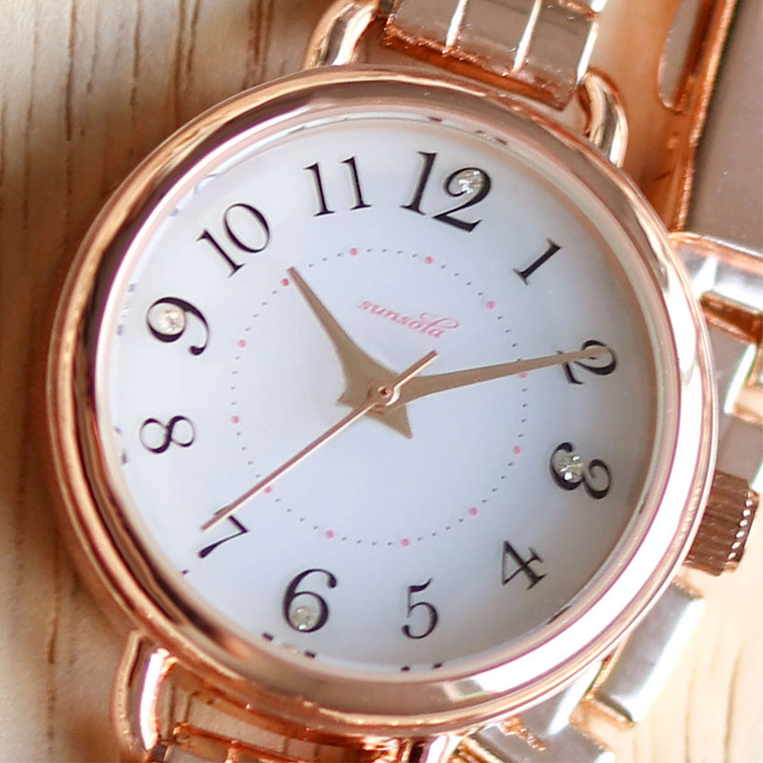 腕時計 レディース ソーラー ワトー メタルベルト シンプル ソーラーウォッチ 見やすい おしゃれ 可愛い 仕事用 通勤 通学 小さめ トレンド フィールドワーク | field work | 10