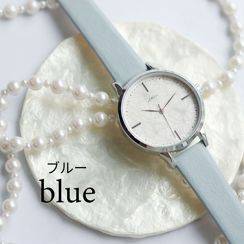 腕時計 レディース 腕時計 レディース 革ベルト シェルフ かわいい 花柄 フラワー シェル風 上品 高見え 通勤 通学 仕事用 プチプラ 20代 30代 フィールドワーク | field work | 02