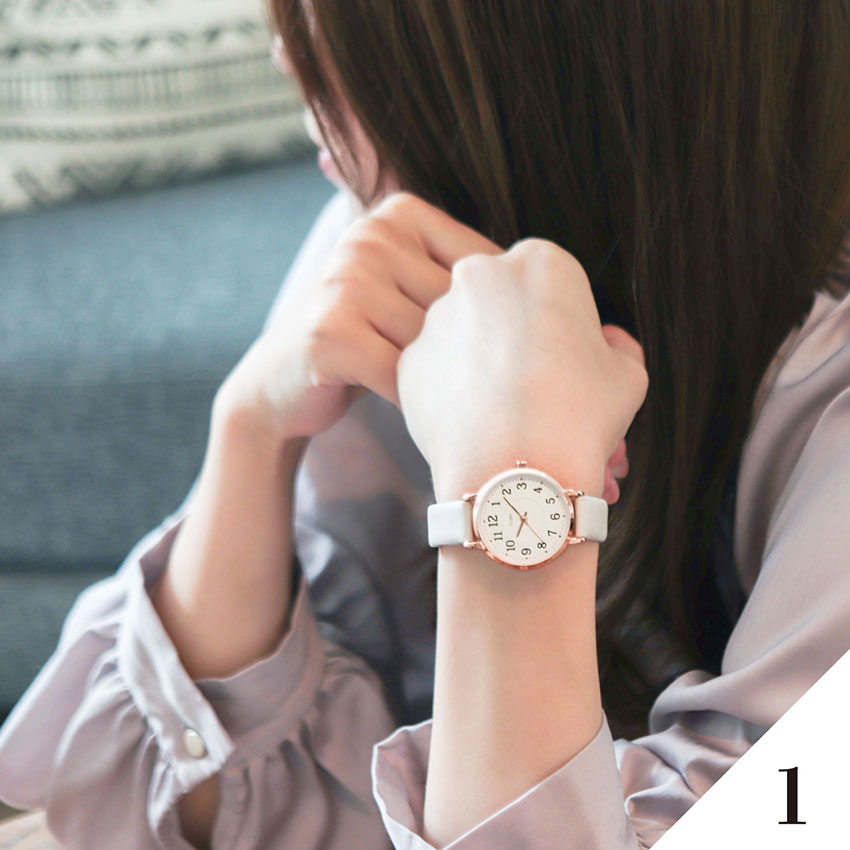 腕時計 レディース アール シンプル かわいい 見やすい 薄軽 仕事用 ビジネス 大きめ 安い 高見え プレゼント プチプラ 20代 30代 フィールドワーク 一年保証 関連画像4