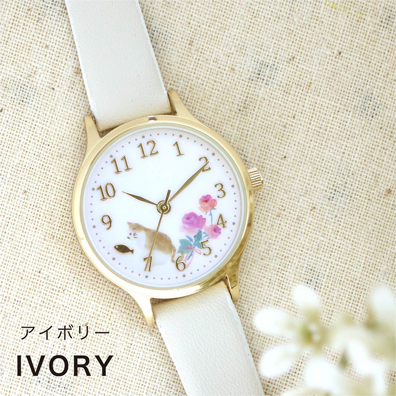 field work（フィールドワーク） 腕時計 レディース ミュレ ネコ 猫