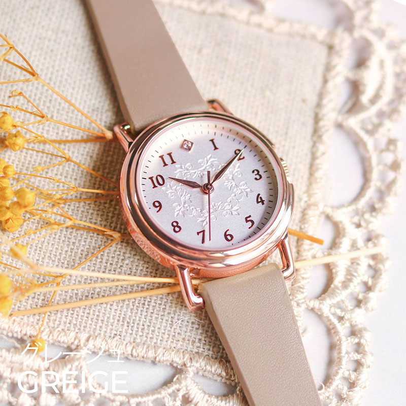 field work（フィールドワーク） 腕時計 レディース マスカ 革ベルト