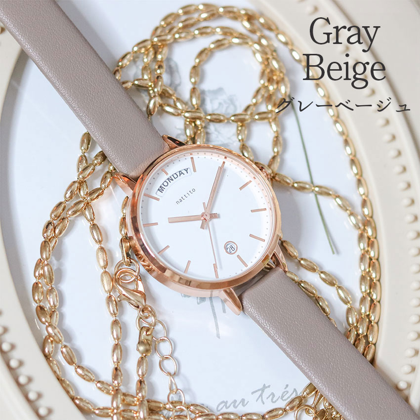 腕時計 レディース ウィーク 日付表示 革ベルト 仕事用 シンプル おしゃれ かわいい 見やすい 日付 曜日 カレンダー付 通勤 通学 仕事 人気 フィールドワーク | field work | 03