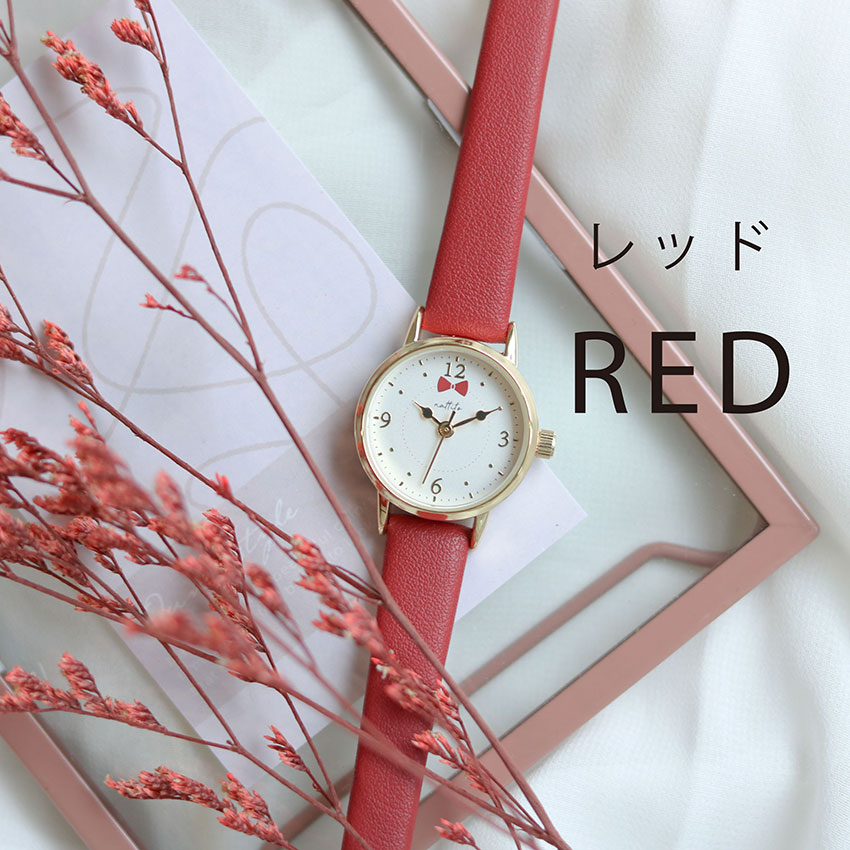 腕時計 レディース  革ベルト キュン リボン かわいい パステル 可愛い 小物 通勤 通学 キッズ フィールドワーク 10代 20代 30代 | field work | 05