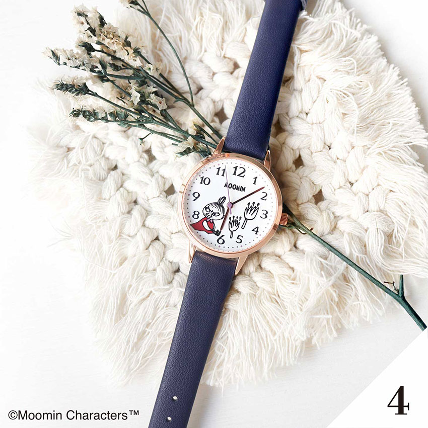 腕時計 レディース  ムーミン リトルミイフェア かわいい ウッド ガラスプリント トレンド プチプラ プレゼント 母の日 通勤 通学 フィールドワーク | field work | 04