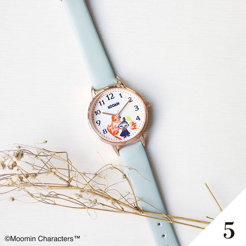 腕時計 レディース  ムーミン リトルミイフェア かわいい ウッド ガラスプリント トレンド プチプラ プレゼント 母の日 通勤 通学 フィールドワーク | field work | 05