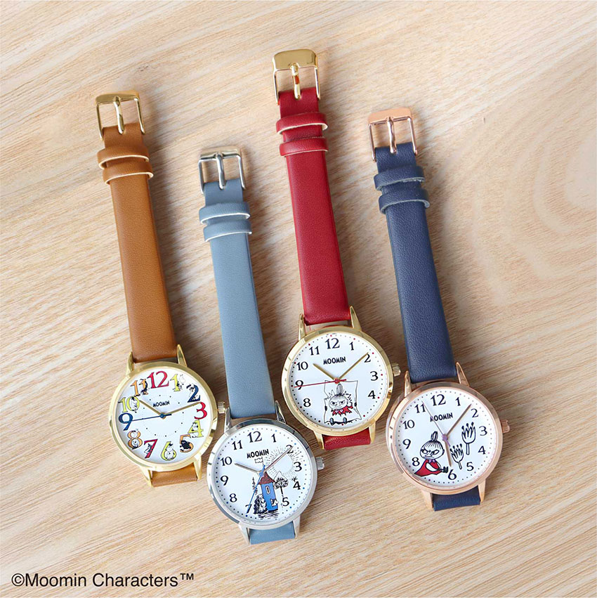 腕時計 レディース  ムーミン リトルミイフェア かわいい ウッド ガラスプリント トレンド プチプラ プレゼント 母の日 通勤 通学 フィールドワーク | field work | 17