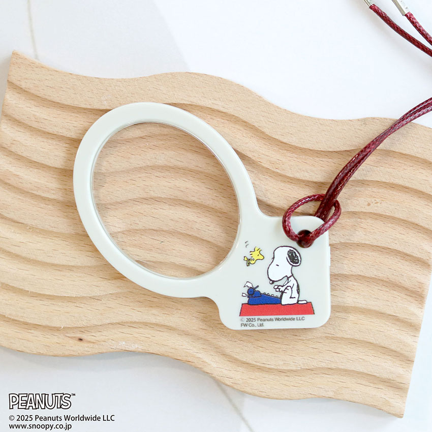 ルーペ メガネ 拡大鏡 首掛け ネックストラップ PEANUTS スヌーピー ウッドストック 見やすい オススメ 老眼 プチプラ ペンダント 仕事用 安い フィールドワーク |  | 01