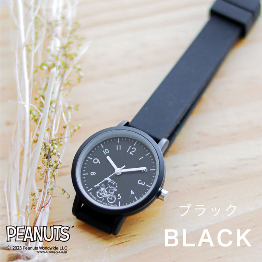 腕時計 レディース シリコンベルト ピーナッツ スヌーピー PEANUTS 見やすい かわいい 日本...