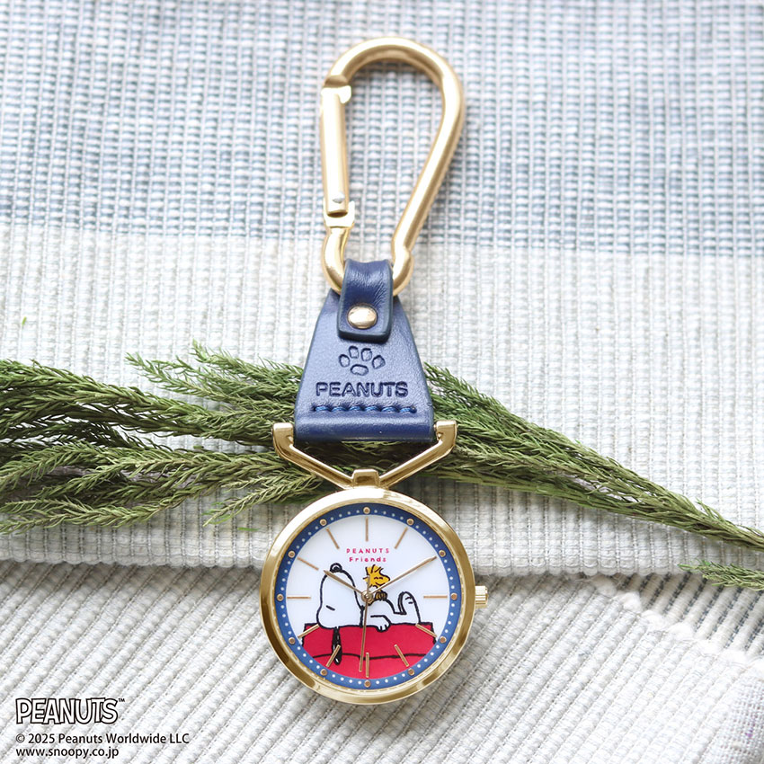 時計 懐中時計 キーホルダー カラビナ スヌーピー オラフ レディース 大人 キッズ ユニセ ウッドストック フィールドワーク パッケージ入り プレゼント 一年保証 | field work | 05