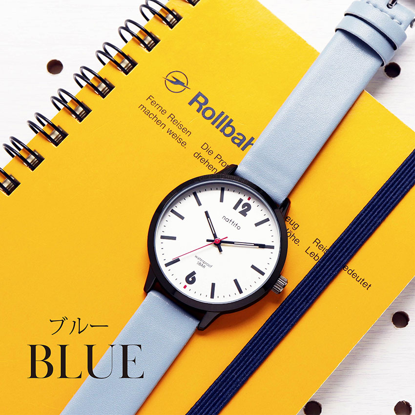 腕時計 レディース メンズ ユニセックス 革ベルト ナミブ　大きめ シンプル 仕事用 ビジネス 通勤 通学 ニュアンスカラーフィールドワーク | field work | 03