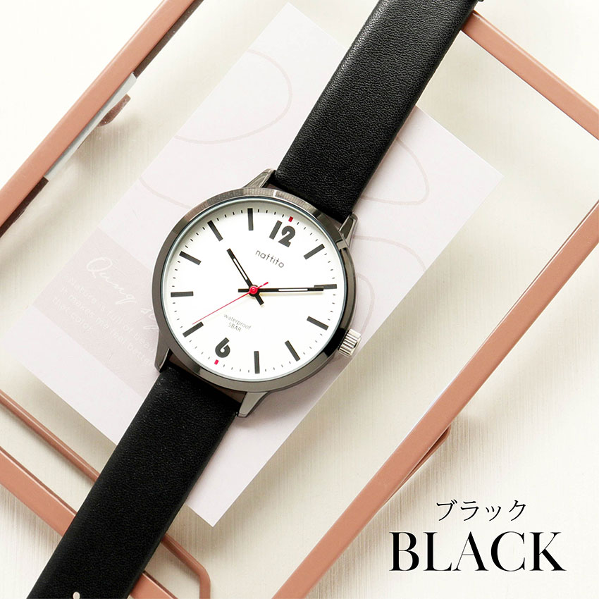 腕時計 レディース メンズ ユニセックス 革ベルト ナミブ　大きめ シンプル 仕事用 ビジネス 通勤 通学 ニュアンスカラーフィールドワーク | field work | 04