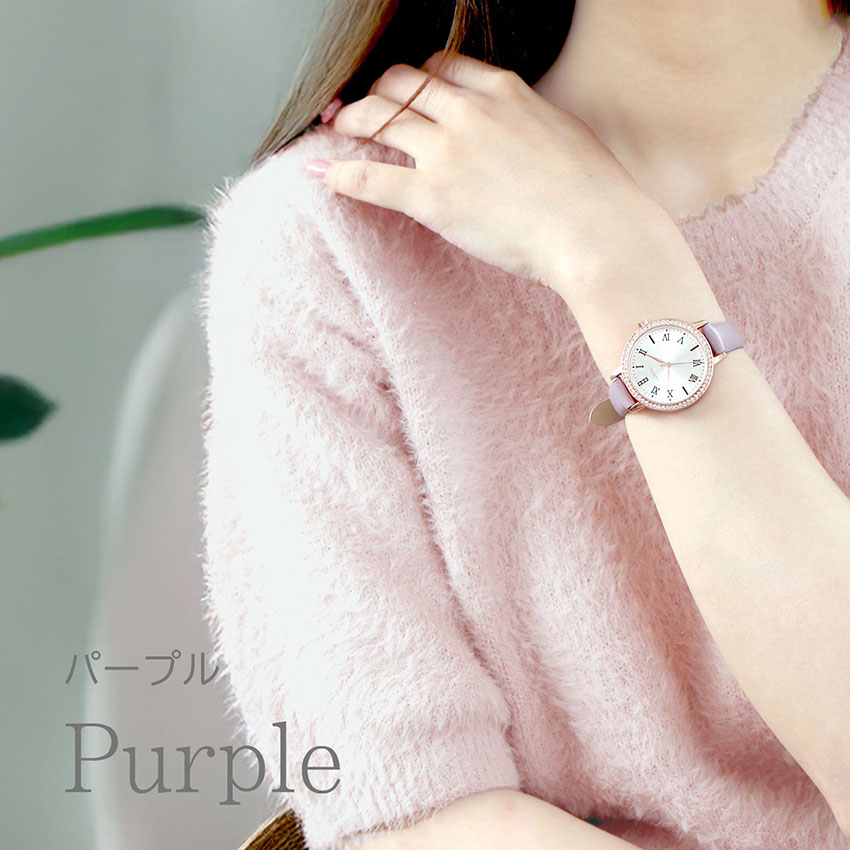時計 レディース 革ベルト ジェリーナ かわいい キラキラ ジュエリー