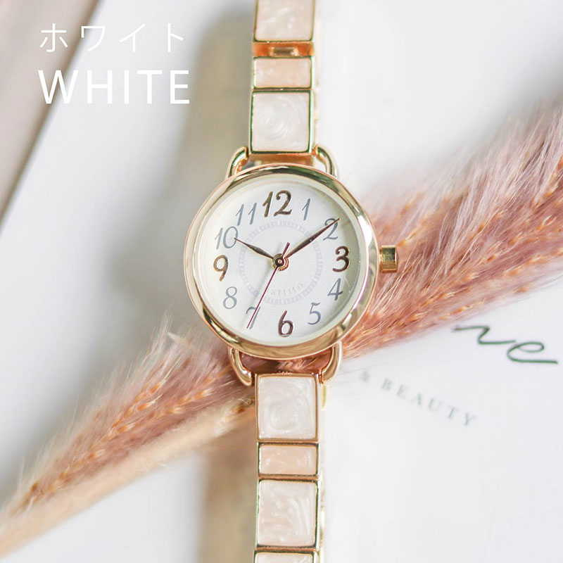 腕時計 NFディーア レディース ニッケルフリー 金属アレルギー メタル マーブル ビジネス 高級感　オススメ プチプラ 20代 30代 お手頃 フィールドワーク | field work | 01