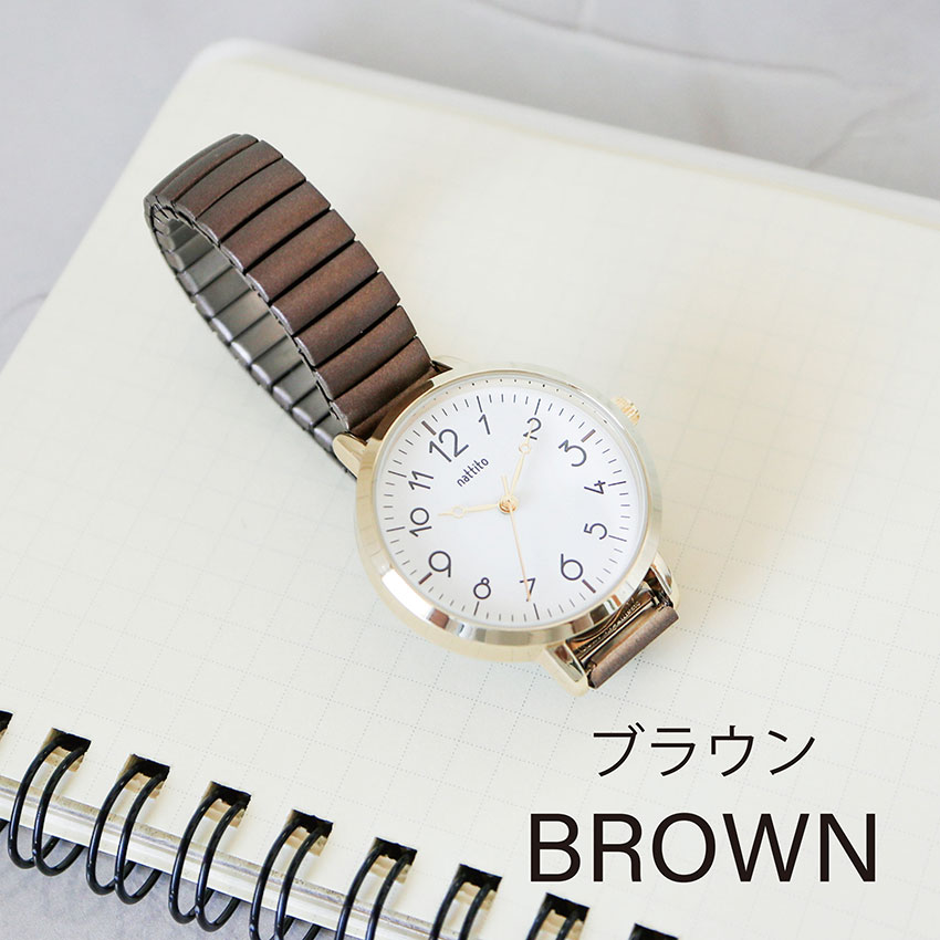腕時計 レディース ジャバラベルト マルル シンプル カジュアル 着脱簡単 ニュアンスカラー 小さめ 見やすい 通勤 通学 仕事用 きれいめ フィールドワーク | field work | 03