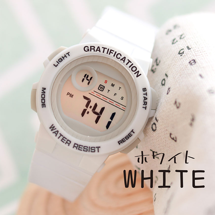 腕時計 レディース デジタル デイン メンズ ユニセックス 3気圧防水 日常生活防水 カジュアル アウトドア キャンプ 登山 アラーム カレンダー フィールドワーク | field work | 01