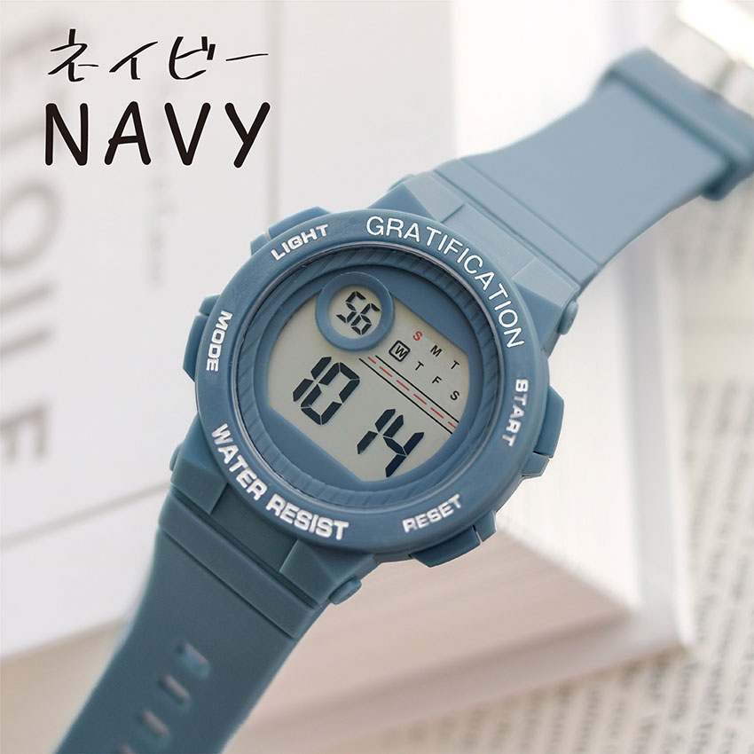 腕時計 レディース デジタル デイン メンズ ユニセックス 3気圧防水 日常生活防水 カジュアル アウトドア キャンプ 登山 アラーム カレンダー フィールドワーク | field work | 05