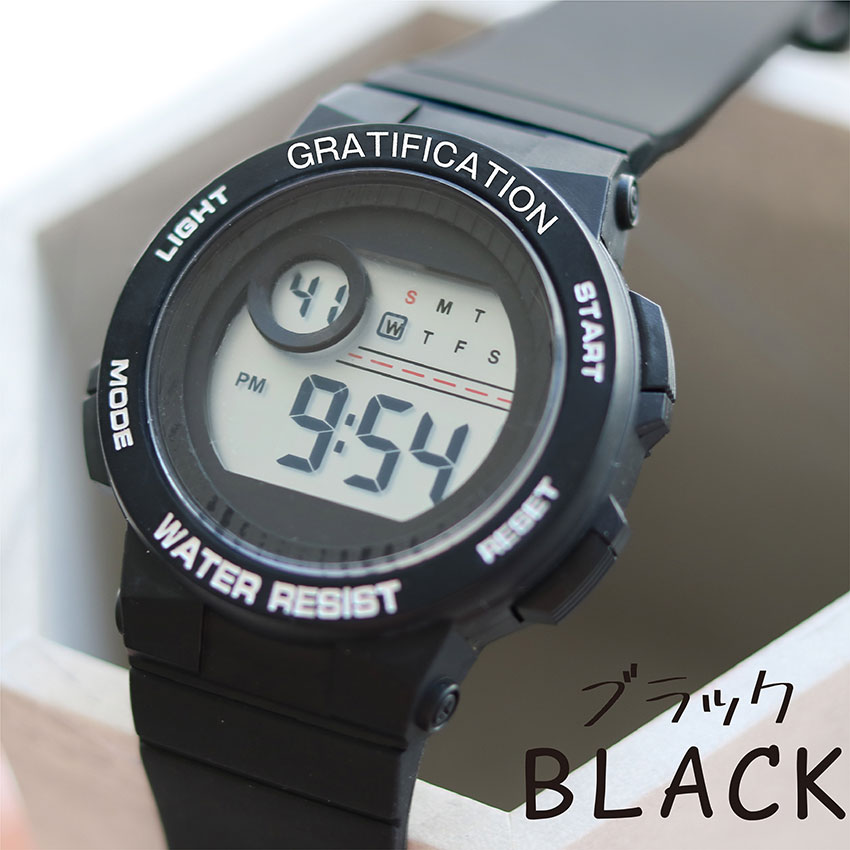 腕時計 レディース デジタル デイン メンズ ユニセックス 3気圧防水 日常生活防水 カジュアル アウトドア キャンプ 登山 アラーム カレンダー フィールドワーク | field work | 06