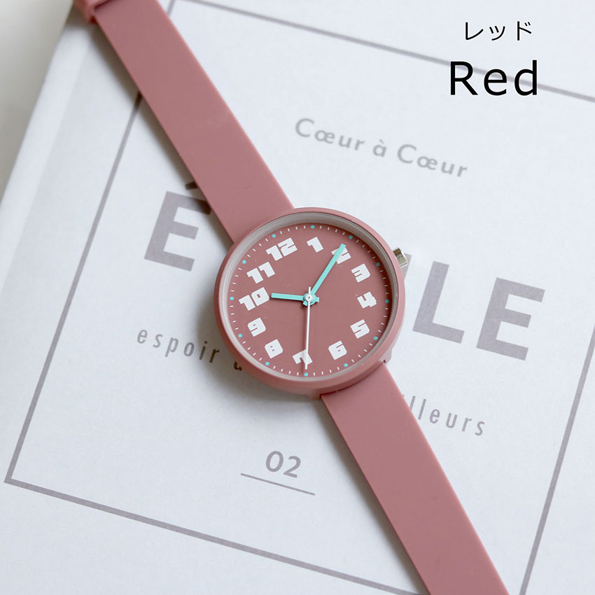 腕時計 レディース シリコン コルロ くすみカラー キッズ  見やすい ビジネス  通学 トレンド プレゼント 可愛い プチプラ フィールドワーク | field work | 03