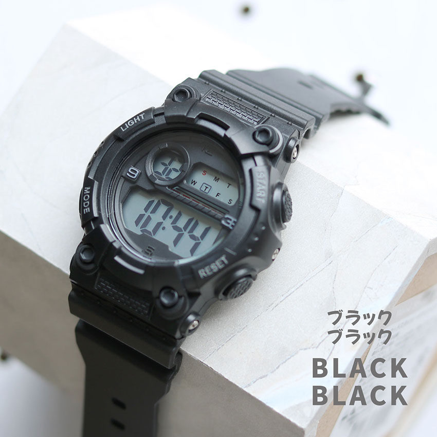 腕時計 レディース デジタル ピピデジ メンズ ユニセ 3気圧防水 日常生活防水 カジュアル アウトドア アラーム カレンダー プレゼントフィールドワーク 一年保証 | field work | 05