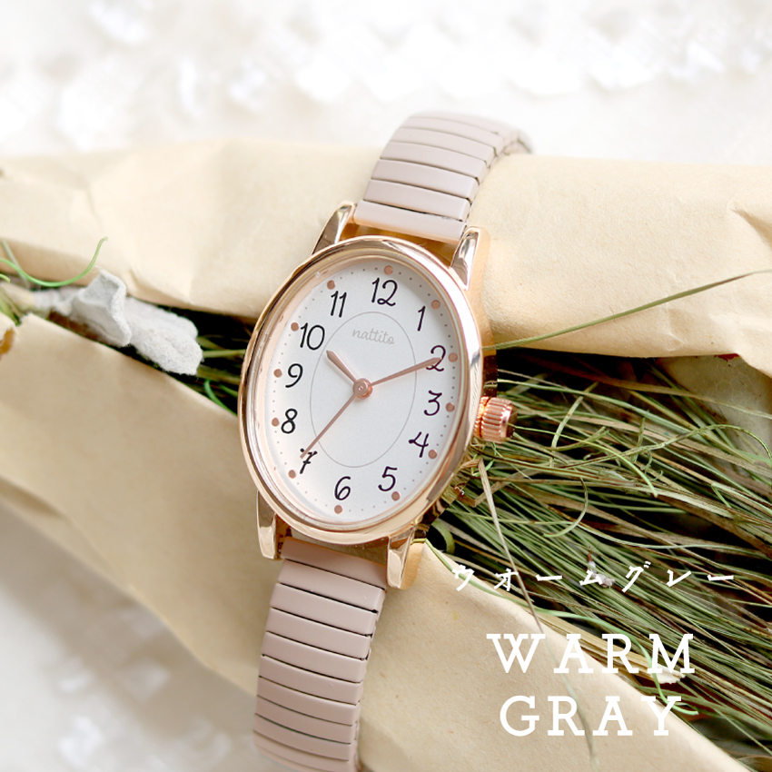 腕時計 レディース ウェーヌ ジャバラ 楕円 オーバル ニュアンスカラー みやすい かわいい カジュアル トレンド ビジネス 通勤 通学  フィールドワーク 一年保証 | field work | 02