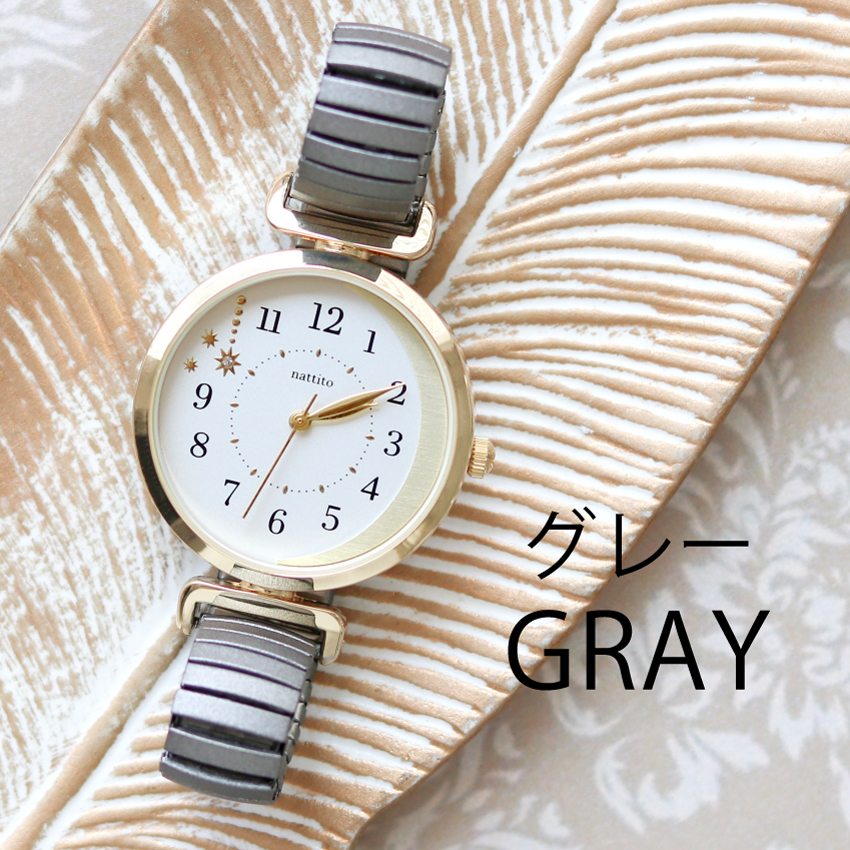 腕時計 レディース ジャバラ ピクシス  三日月 月 マットカラー みやすい かわいい カジュアル 高見え 高級感 プチプラ 通勤 通学 フィールドワーク 一年保証 | field work | 02